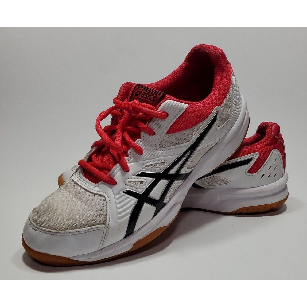 ASICS Upcourt 3 Women's White Pixel Athletic Shoes‎ Pink White Size 9 #1072A012